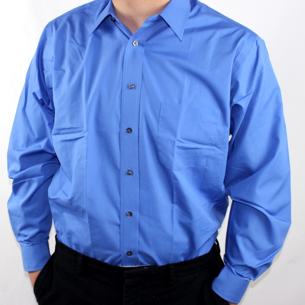 New Blue Regular Dress Shirt